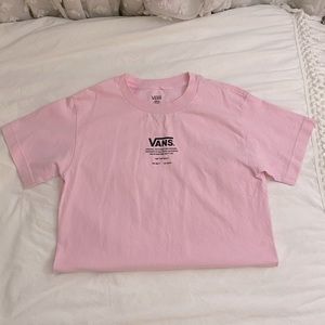 Vans Light Pink Logo Short sleeve T - Shirt Top